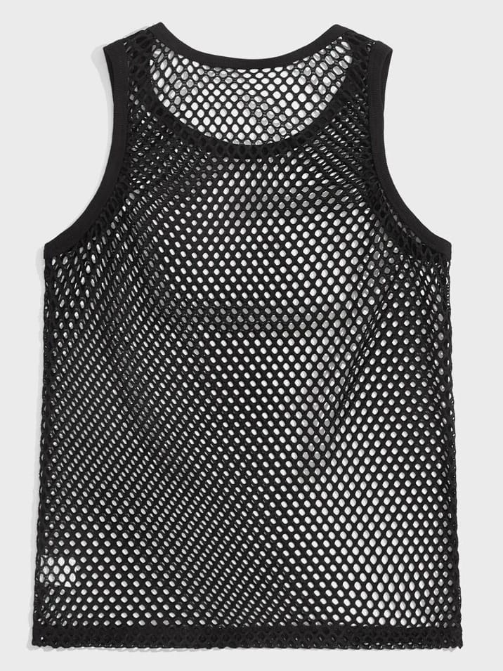 Men's Scoop Neck Rave Outfit Tank Top